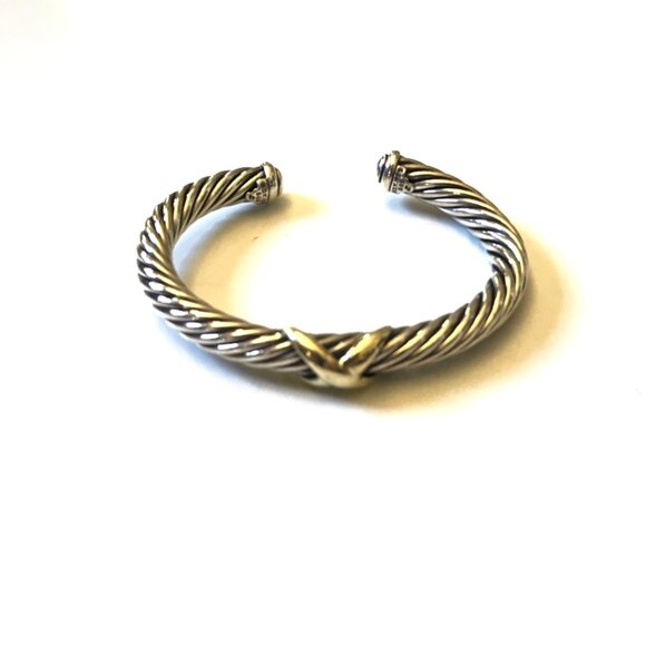 David Yurman Silver and Gold Bracelet - Picture 4 of 14